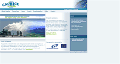 Desktop Screenshot of caprice-project.eu