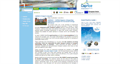 Desktop Screenshot of caprice-project.info